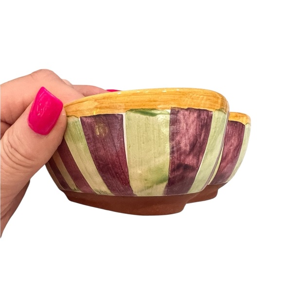 MacKenzie -Childs NWT adorable Piccadilly Heart Bowl. - Picture 3 of 10